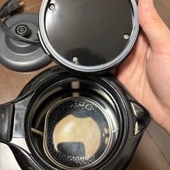 電気ケトル　2024年製　山善　の画像