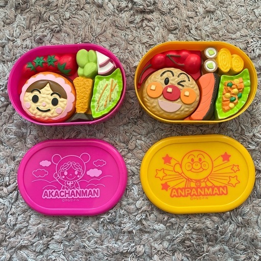 【廃盤品】アンパンマン　お弁当パズル　