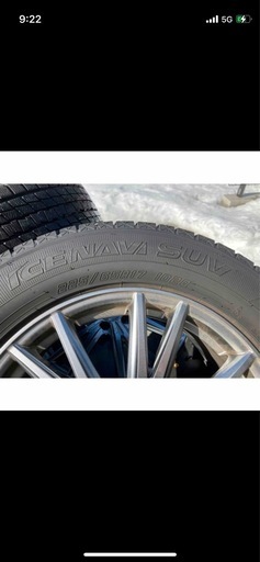 スタッドレス　グッドイヤーアイスナビ17インチ