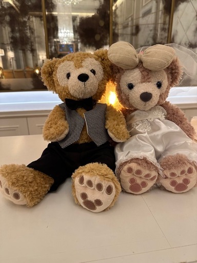 結婚式に！】ダッフィー 注文 シェリーメイ ウェディングコスチューム