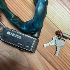 NIKKO製チェーンロック【良品】鍵2個付　の画像