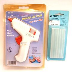 ミニグルーガン グルースティック15本付 EC-301　未使用品の画像