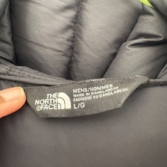 ノースフェイスのフェザーダウンの画像