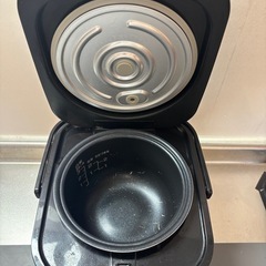【ニトリ】マイコン炊飯ジャー 3合炊き SN-A5BK（ブラック）美品の画像
