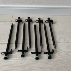 キャンプ、ペグ20cm、8本の画像