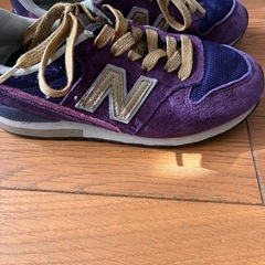 デニム＆ダンガリー× ニューバランス のコラボ スニーカー996    19.5㎝の画像