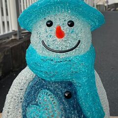 （723）¥1650 クリスマス  雪だるま　ライト　スノーマンの画像