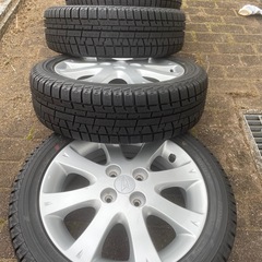 ダイハツ純正アルミ付　スタッドレス　　4本の画像