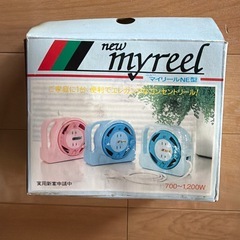 送料込】昭和レトロ　インテリア　日動工業　ホームリールコード　屋内型の画像