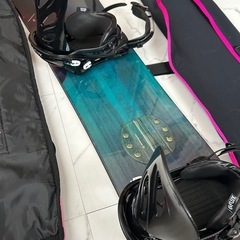 スノボ板一式セット　レディースの画像