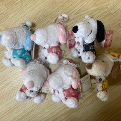スヌーピーぬいぐるみまとめ売りの画像
