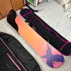 スノボ板一式セット　レディースの画像