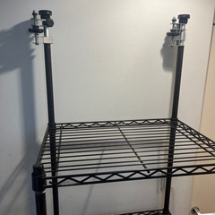 （取引中）ホームエレクター　　スチールシェルフ HOME ERECTA 突っ張りの画像