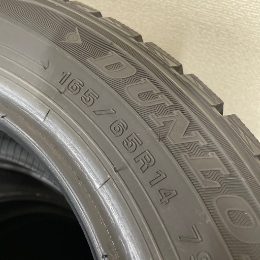 165/65R14 ダンロップWM01(19年製)4本セット 9分山