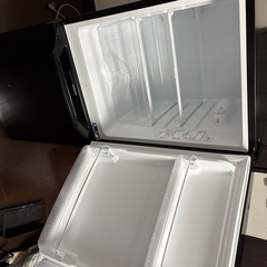 冷蔵庫　2024年製　山善　小物入れ付きの画像