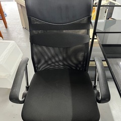 ガラストップデスク&チェアの画像