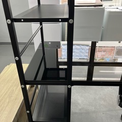 ガラストップデスク&チェアの画像