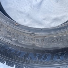 履き潰し用　スタッドレス　ダンロップ　145 80 R13の画像