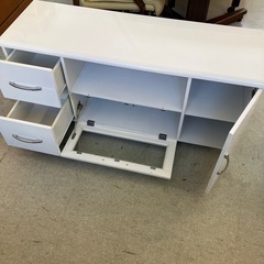 サ2512-092 コーナン ボード1250 TV台 ホワイト キズ汚れ有りの画像