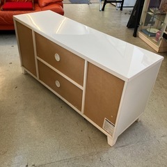 サ2512-092 コーナン ボード1250 TV台 ホワイト キズ汚れ有りの画像