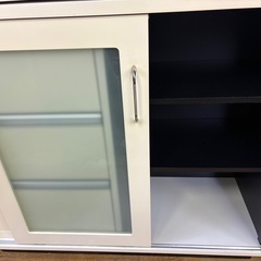 【ジャングル深井店】★キッチンカウンター ホワイト 収納家具 家具 キッチン収納 簡易クリーニング済 堺市（中区 堺区 東区 西区 南区 北区）和泉市 河内長野市 富田林市 松原市 狭山市 深井 【FU3085】の画像