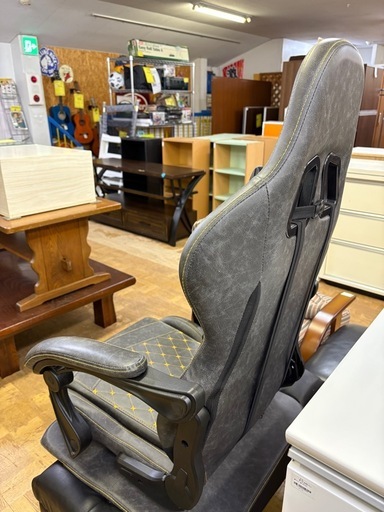 【ジャングル深井店】★ゲーミング座椅子 Dowinx ｸﾞﾚｰ  家具 簡易クリーニング済 堺市（中区 堺区 東区 西区 南区 北区）和泉市 河内長野市 富田林市 松原市 狭山市 深井 【FU3088】