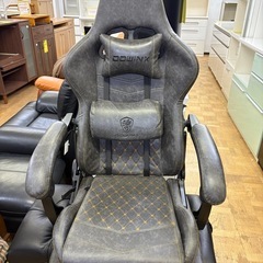 【ジャングル深井店】★ゲーミング座椅子 Dowinx ｸﾞﾚｰ  家具 簡易クリーニング済 堺市（中区 堺区 東区 西区 南区 北区）和泉市 河内長野市 富田林市 松原市 狭山市 深井 【FU3088】の画像