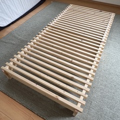 脚付すのこベッド・シングルベッド・ベッドの画像