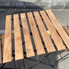 IKEA テルノー テーブル&チェアセット の画像