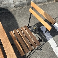 IKEA テルノー テーブル&チェアセット の画像