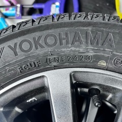 スタッドレス アルミホイール付き ヨコハマ アイスガード155/65r13 の画像