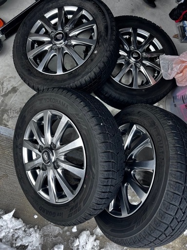 スタッドレス アルミホイール付き ヨコハマ アイスガード155/65r13
