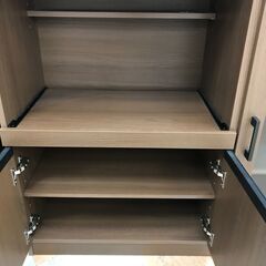 ＼家具＊家電のお店／【ｼﾞｬﾝｸﾞﾙｼﾞｬﾝｸﾞﾙ石川金沢店】食器棚 ニトリ   W(幅)90×D(奥行き)40×H(高さ)90cmの画像