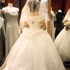 ウェディングドレス一式（小柄な方向け）12/14(日)迄の出品の画像