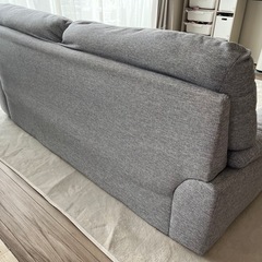 （お受け渡し予定者様決まりました）ニトリ　3人掛けソファの画像