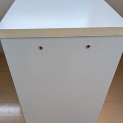 マルチラック　ホワイト　キャスター付きの画像