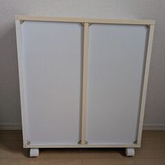 マルチラック　ホワイト　キャスター付きの画像