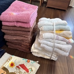 【お譲り先決定済み】使用済み古タオル36枚 新品6枚 計42枚の画像