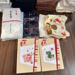 【お譲り先決定済み】使用済み古タオル36枚 新品6枚 計42枚の画像