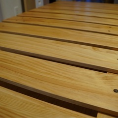 高さが変えられる天然木スノコベッド OSMOS (オスモス)の画像