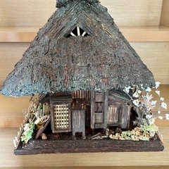 古民家 模型　ジオラマ ミニチュア　ドールハウス　手作り　ジモティ特価　の画像