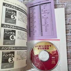 【新品・未使用】CD付き よく使うことばで学ぶ韓国語の画像