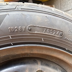 ノーマルタイヤ4本 155/65R14の画像