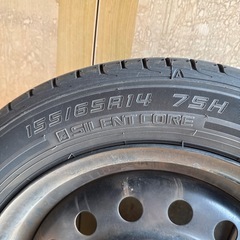 ノーマルタイヤ4本 155/65R14の画像