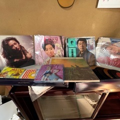 レコードいっぱいの画像