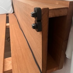 ダブルベッド　ニトリ　マットレス付き　良品　引き取り希望の画像