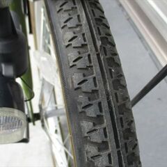 E729★13800円★　折りたたみ中古自転車【20インチ グリーン 】の画像