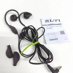 【良品】nwm MWE001/パーソナルイヤースピーカー/有線イヤホン/ブラックの画像