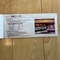 相鉄ホールディングス（株）株主優待券の画像