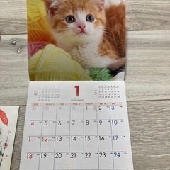 お話中　２０２６年　令和８年　カレンダー　猫の画像
